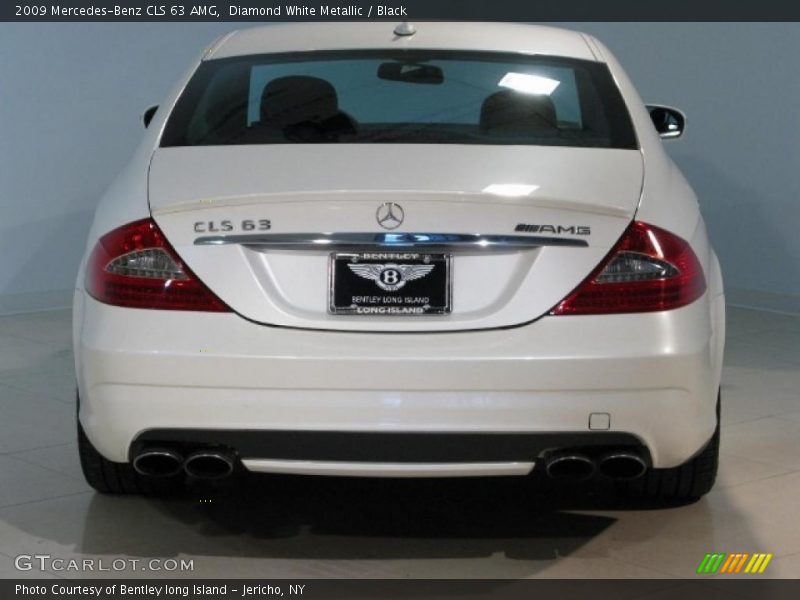 Diamond White Metallic / Black 2009 Mercedes-Benz CLS 63 AMG