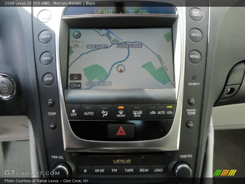 Mercury Metallic / Black 2008 Lexus GS 350 AWD