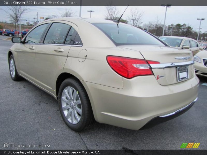 White Gold / Black 2011 Chrysler 200 Touring