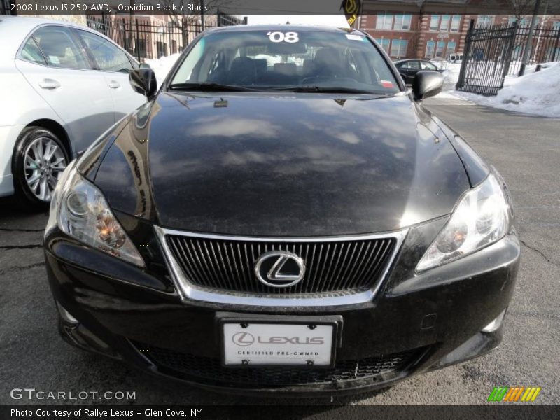 Obsidian Black / Black 2008 Lexus IS 250 AWD