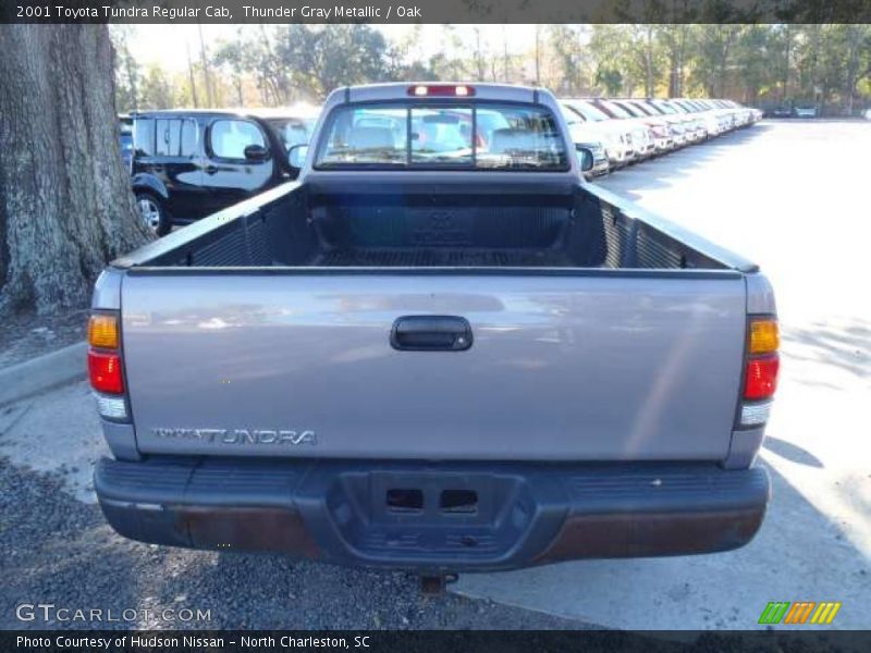 Thunder Gray Metallic / Oak 2001 Toyota Tundra Regular Cab