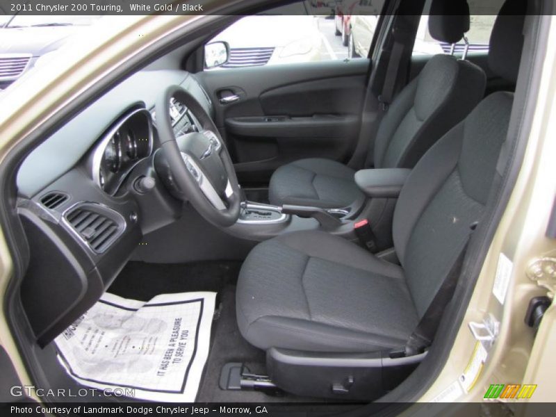 White Gold / Black 2011 Chrysler 200 Touring