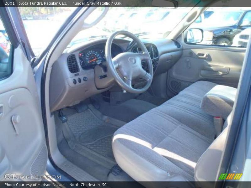 Thunder Gray Metallic / Oak 2001 Toyota Tundra Regular Cab