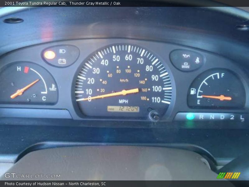 Thunder Gray Metallic / Oak 2001 Toyota Tundra Regular Cab
