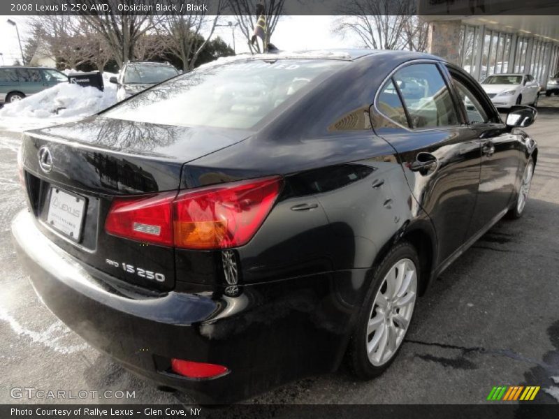 Obsidian Black / Black 2008 Lexus IS 250 AWD