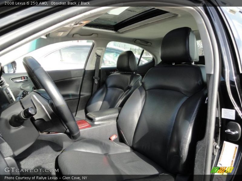 Obsidian Black / Black 2008 Lexus IS 250 AWD