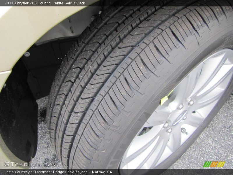 White Gold / Black 2011 Chrysler 200 Touring