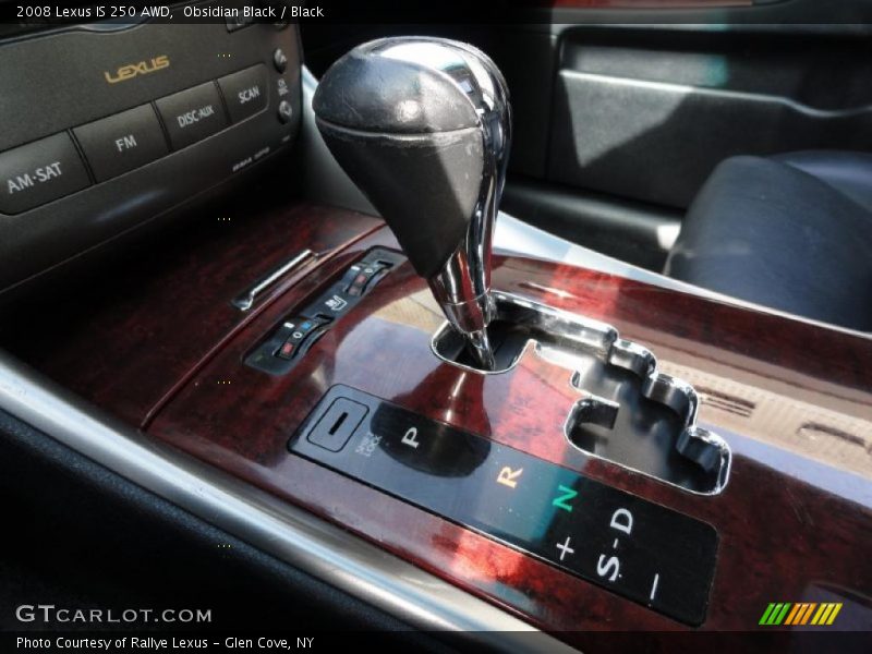 Obsidian Black / Black 2008 Lexus IS 250 AWD