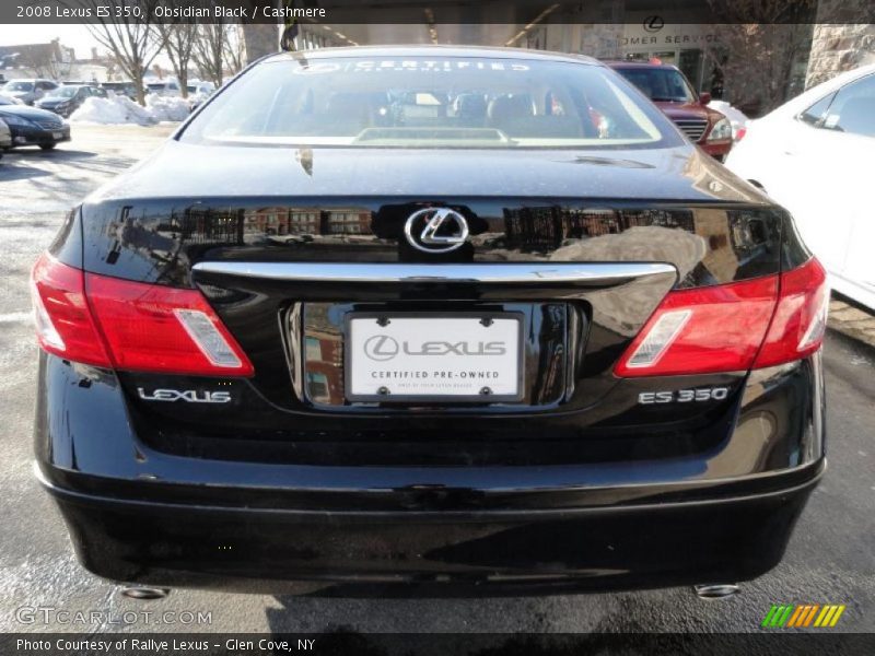 Obsidian Black / Cashmere 2008 Lexus ES 350