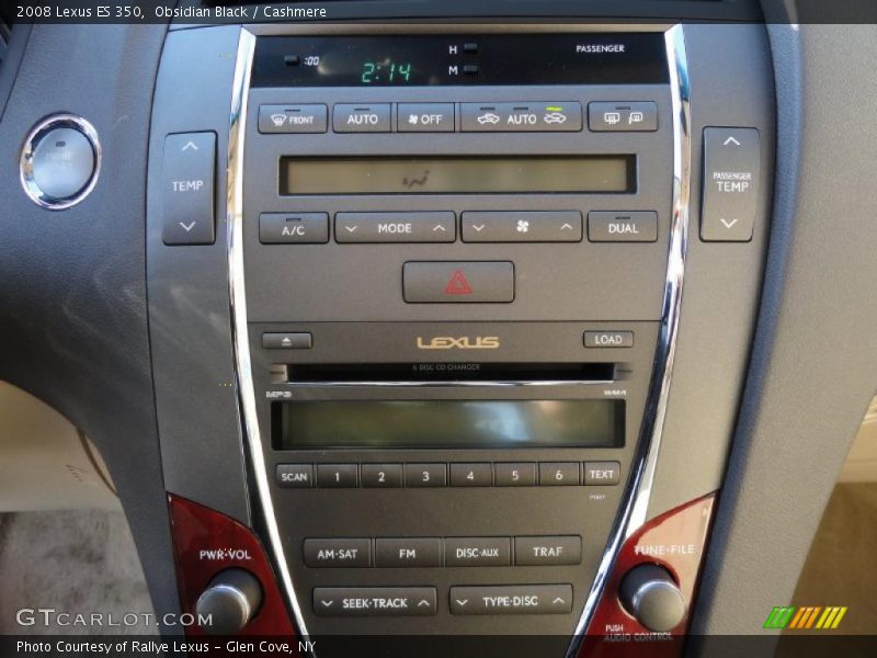 Obsidian Black / Cashmere 2008 Lexus ES 350