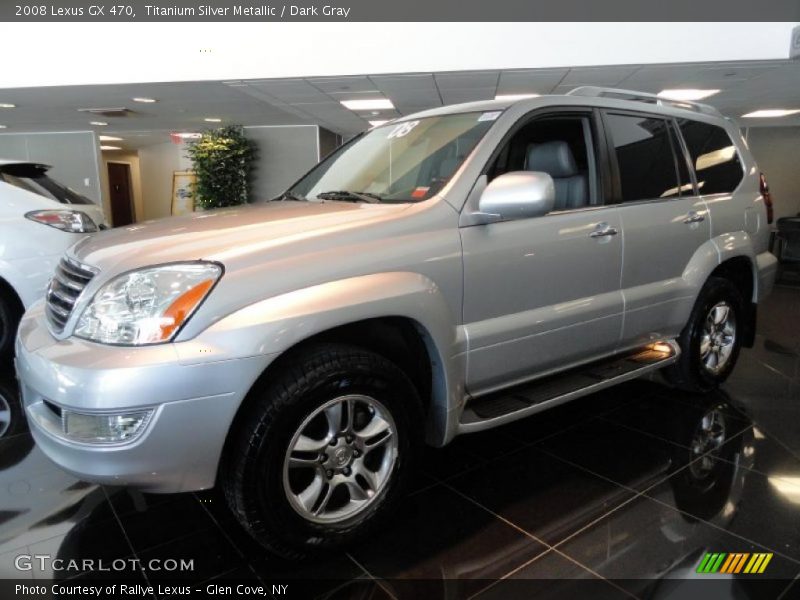 Titanium Silver Metallic / Dark Gray 2008 Lexus GX 470