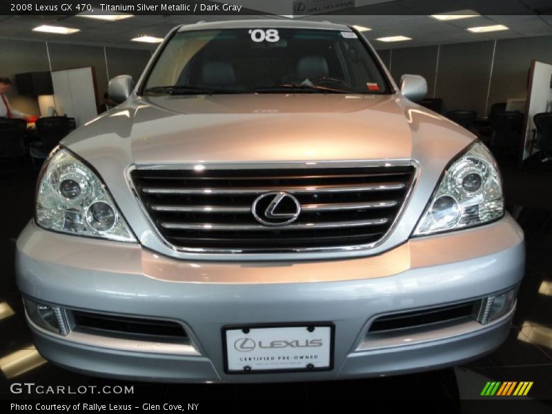 Titanium Silver Metallic / Dark Gray 2008 Lexus GX 470