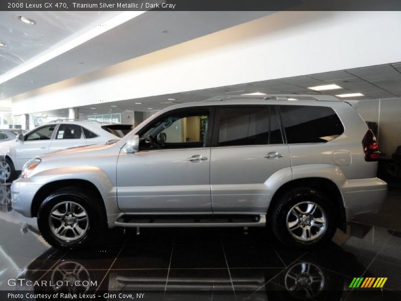 Titanium Silver Metallic / Dark Gray 2008 Lexus GX 470
