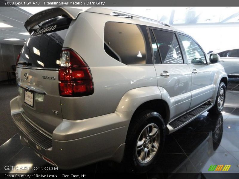 Titanium Silver Metallic / Dark Gray 2008 Lexus GX 470