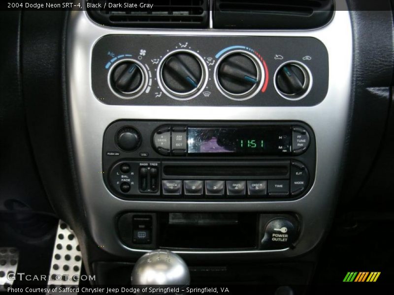 Controls of 2004 Neon SRT-4