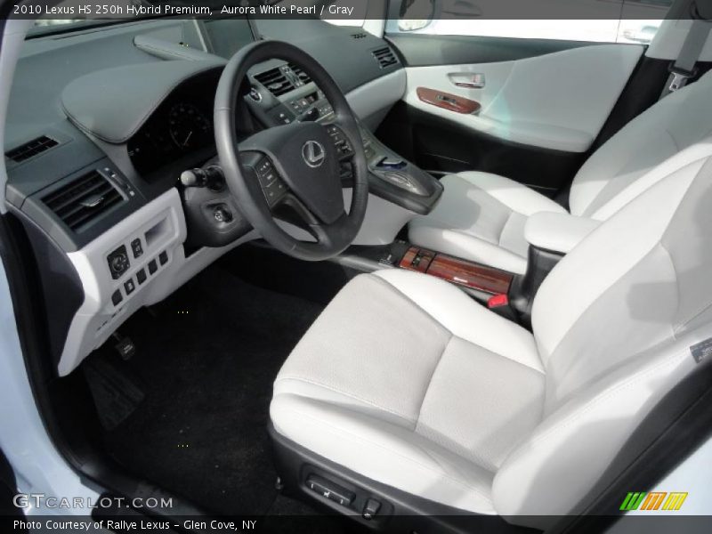  2010 HS 250h Hybrid Premium Gray Interior
