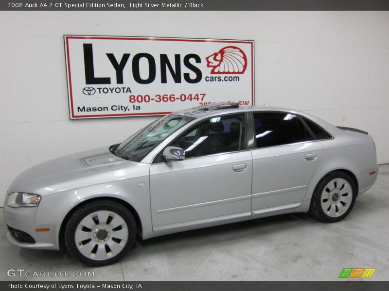 Light Silver Metallic / Black 2008 Audi A4 2.0T Special Edition Sedan