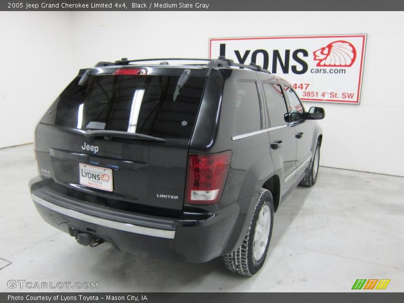Black / Medium Slate Gray 2005 Jeep Grand Cherokee Limited 4x4