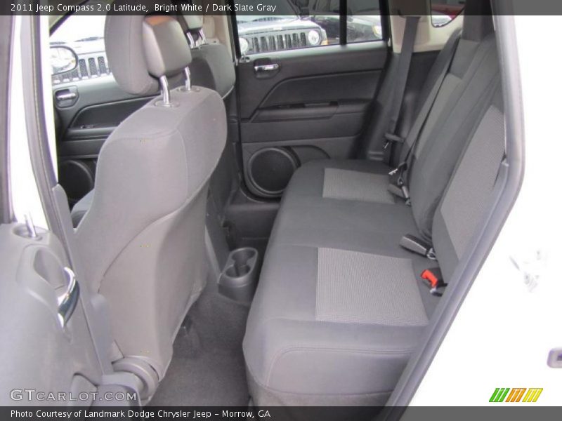 Bright White / Dark Slate Gray 2011 Jeep Compass 2.0 Latitude