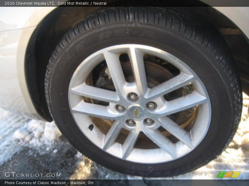 Gold Mist Metallic / Neutral 2010 Chevrolet Impala LTZ