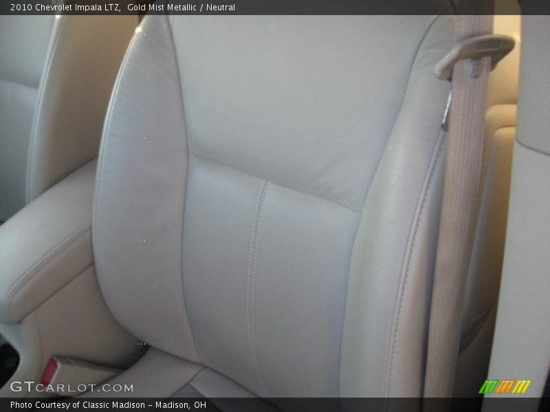 Gold Mist Metallic / Neutral 2010 Chevrolet Impala LTZ