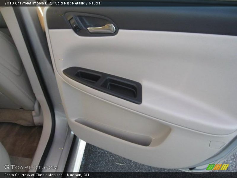 Gold Mist Metallic / Neutral 2010 Chevrolet Impala LTZ