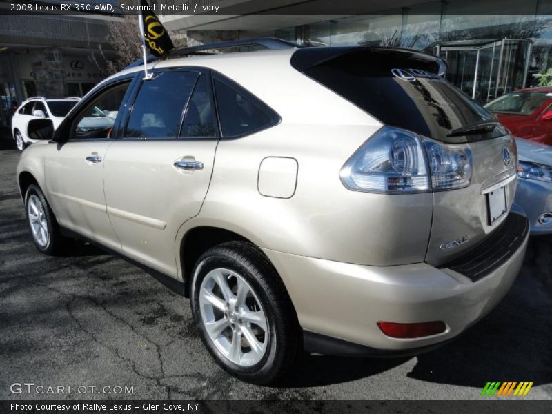 Savannah Metallic / Ivory 2008 Lexus RX 350 AWD