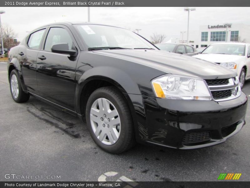 Brilliant Black Crystal Pearl / Black 2011 Dodge Avenger Express