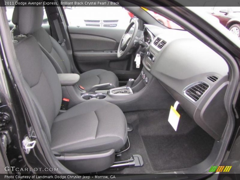 Brilliant Black Crystal Pearl / Black 2011 Dodge Avenger Express
