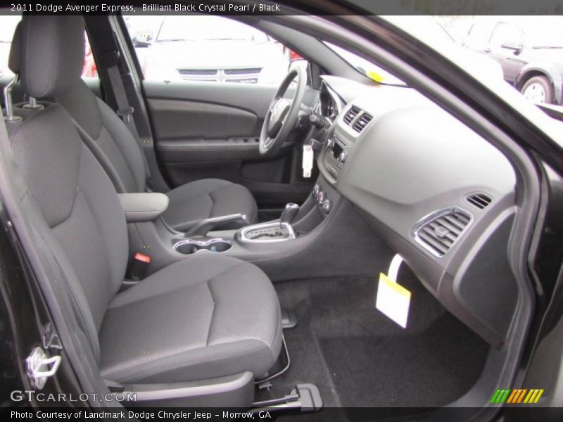 Brilliant Black Crystal Pearl / Black 2011 Dodge Avenger Express