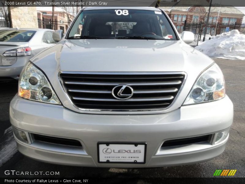 Titanium Silver Metallic / Dark Gray 2008 Lexus GX 470