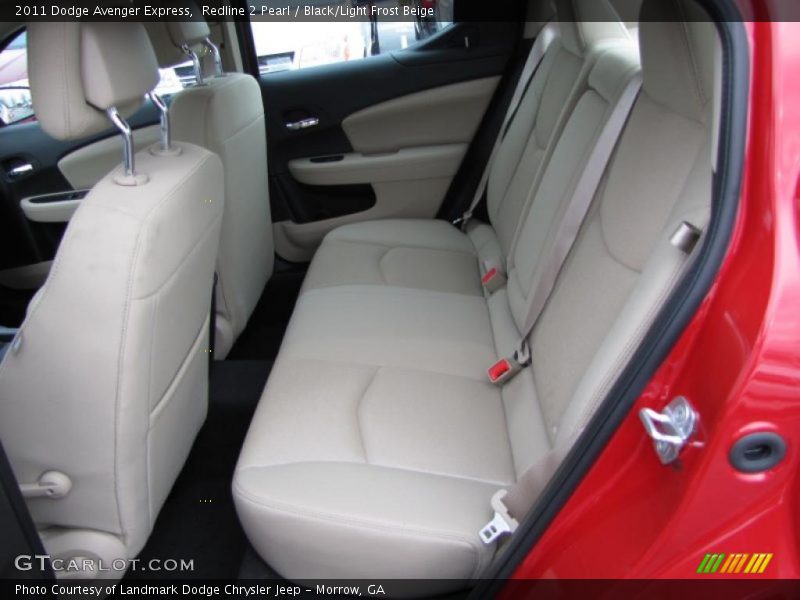  2011 Avenger Express Black/Light Frost Beige Interior