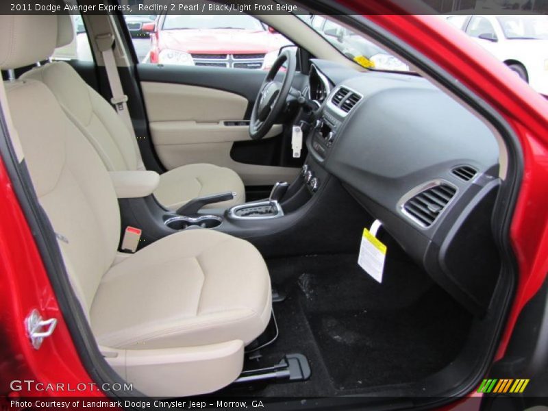 Redline 2 Pearl / Black/Light Frost Beige 2011 Dodge Avenger Express