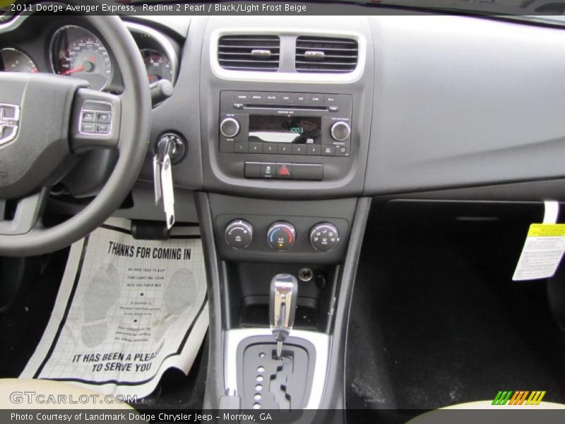 Dashboard of 2011 Avenger Express