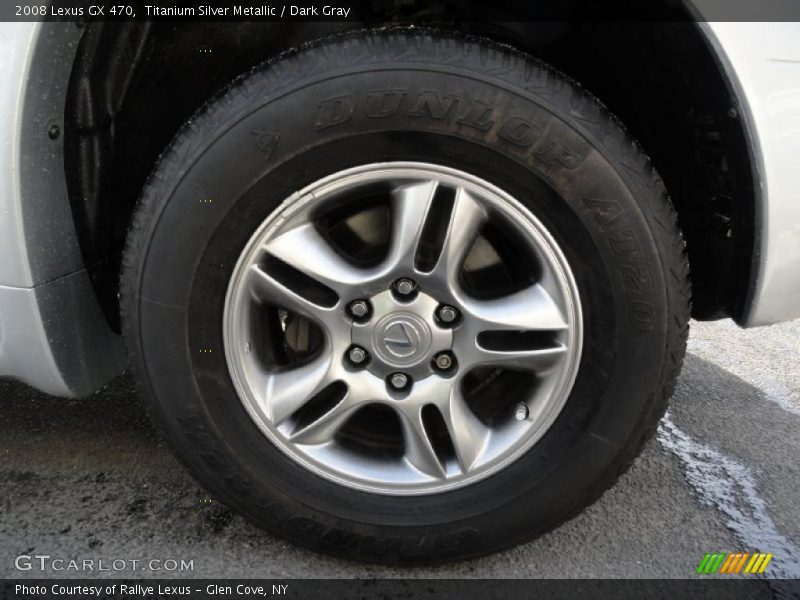 Titanium Silver Metallic / Dark Gray 2008 Lexus GX 470