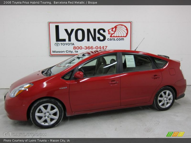 Barcelona Red Metallic / Bisque 2008 Toyota Prius Hybrid Touring