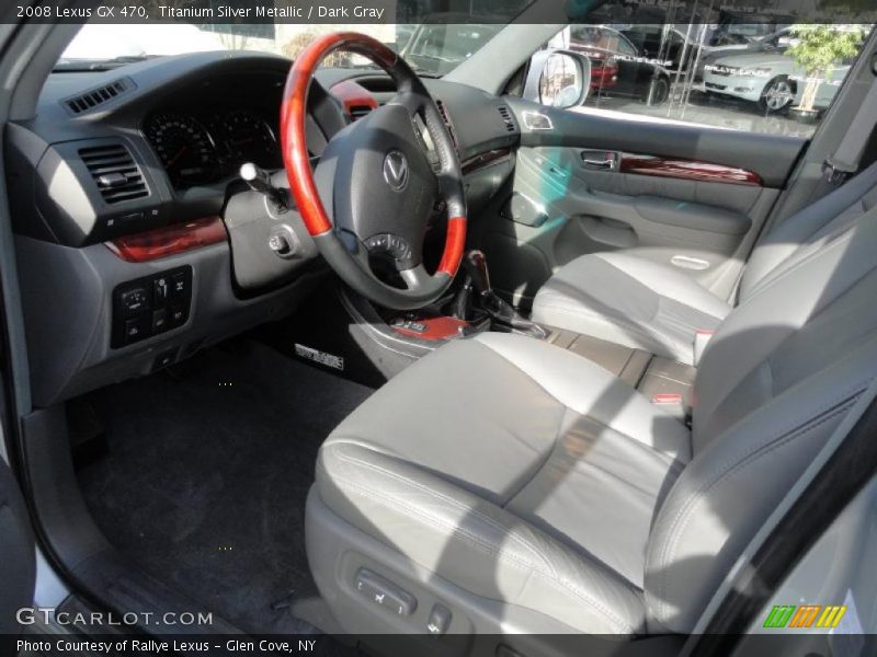 Titanium Silver Metallic / Dark Gray 2008 Lexus GX 470