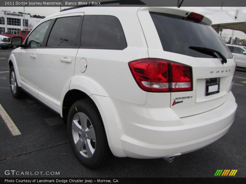 Bianco White / Black 2011 Dodge Journey Mainstreet