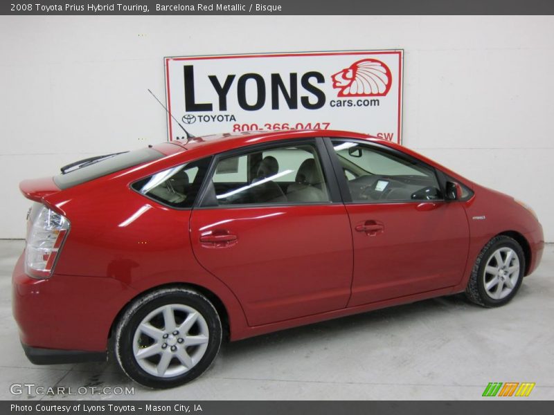 Barcelona Red Metallic / Bisque 2008 Toyota Prius Hybrid Touring