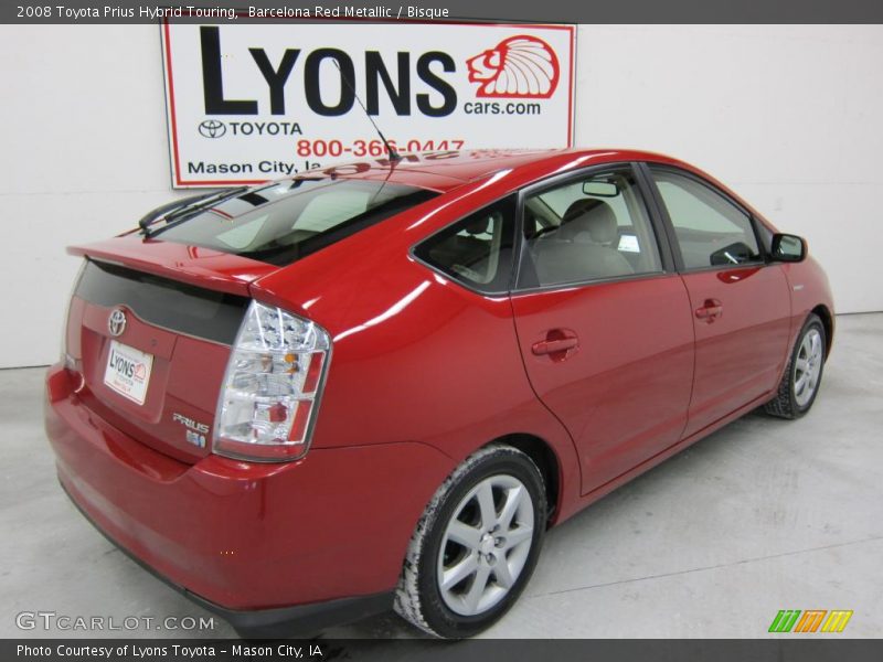 Barcelona Red Metallic / Bisque 2008 Toyota Prius Hybrid Touring