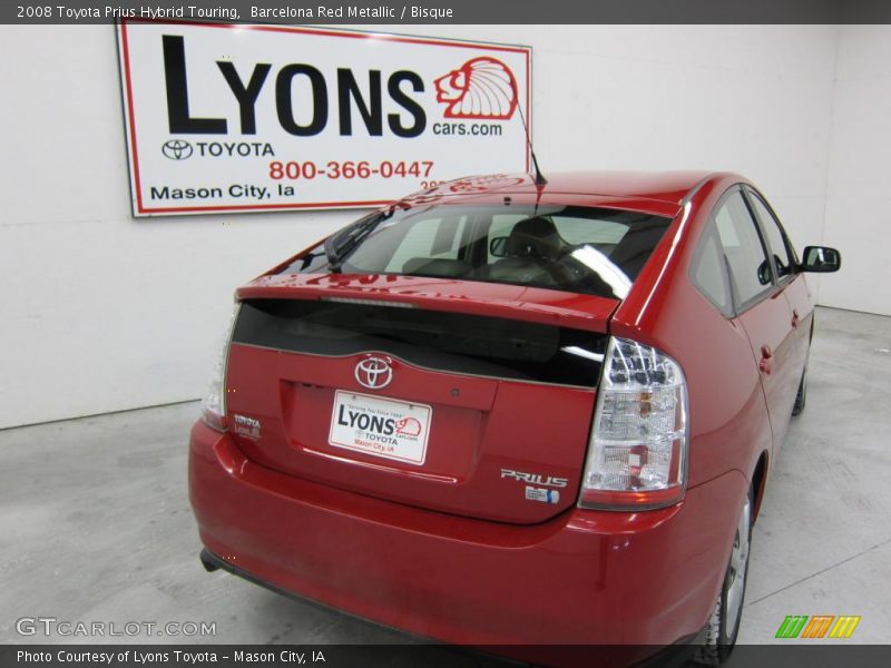 Barcelona Red Metallic / Bisque 2008 Toyota Prius Hybrid Touring