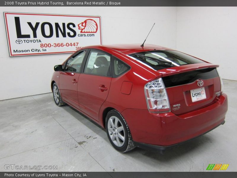 Barcelona Red Metallic / Bisque 2008 Toyota Prius Hybrid Touring