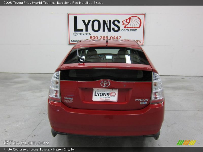 Barcelona Red Metallic / Bisque 2008 Toyota Prius Hybrid Touring