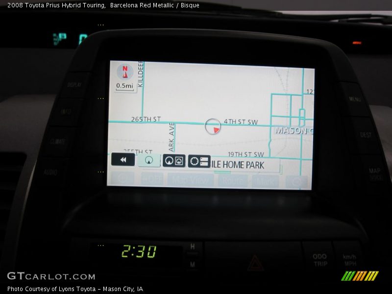 Navigation of 2008 Prius Hybrid Touring