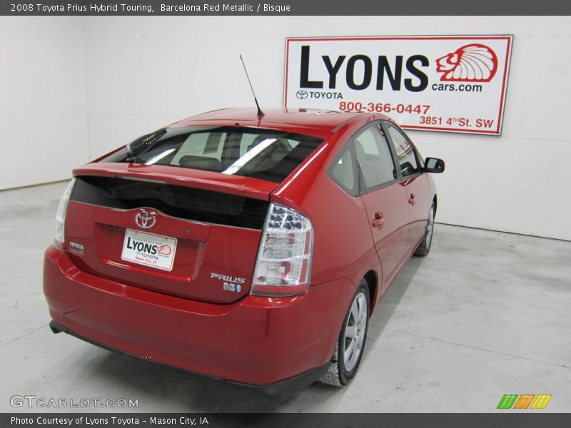 Barcelona Red Metallic / Bisque 2008 Toyota Prius Hybrid Touring