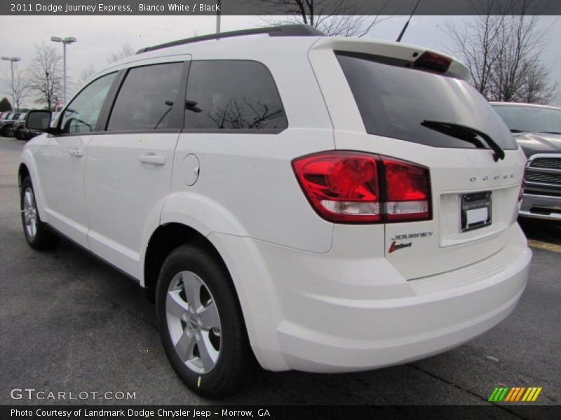 Bianco White / Black 2011 Dodge Journey Express
