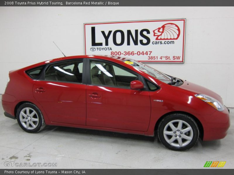 Barcelona Red Metallic / Bisque 2008 Toyota Prius Hybrid Touring
