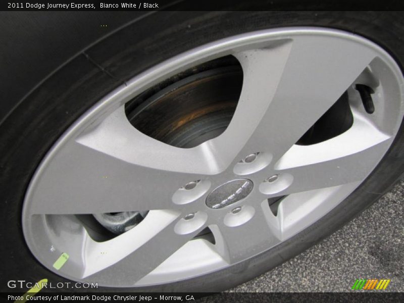 Bianco White / Black 2011 Dodge Journey Express