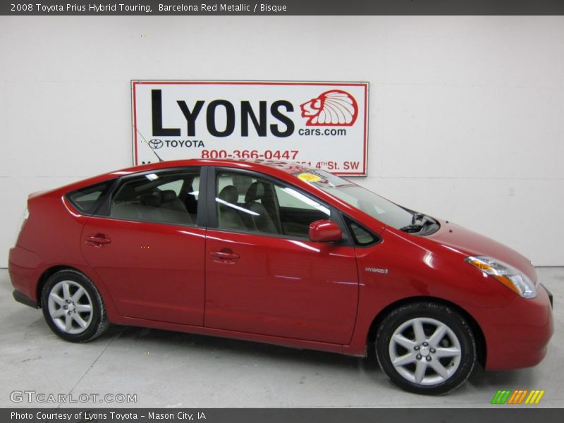 Barcelona Red Metallic / Bisque 2008 Toyota Prius Hybrid Touring