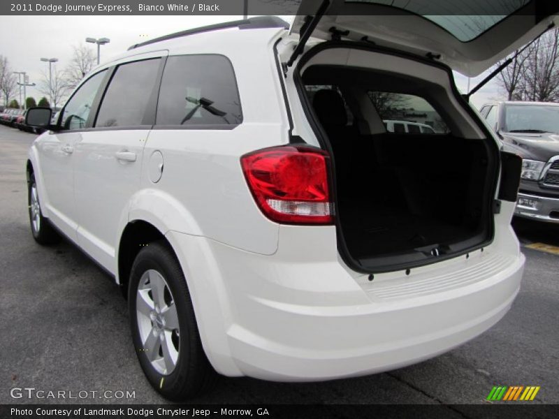Bianco White / Black 2011 Dodge Journey Express